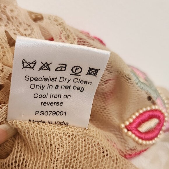 Matthew Williamson Vintage 1920s Flapper Gypsy Lace Embroidered Beaded Dress - Picture 13 of 14